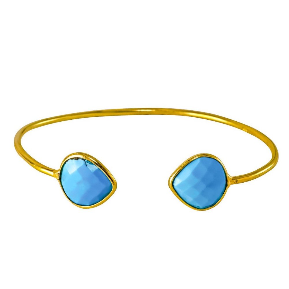 Women Turquoise Sterling Silver Bangle
